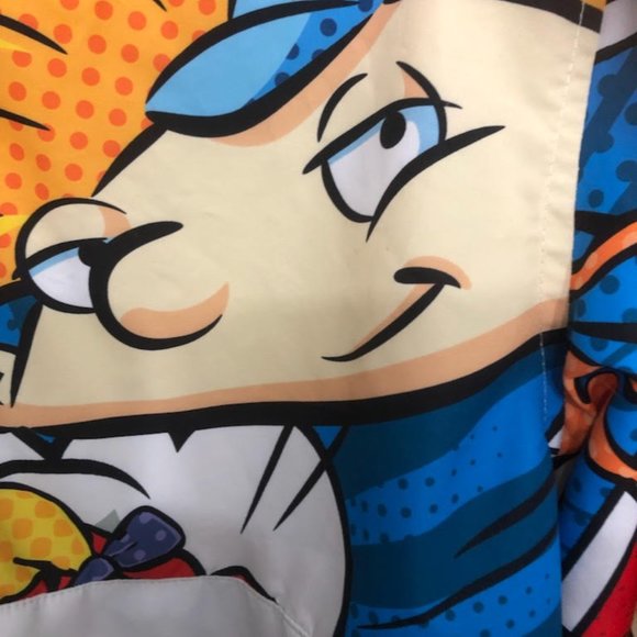 RARE LIMITED EDITION MEMBERS ONLY X NICKELODEON ANORAK HALF ZIP WINDBREAKER - Picture 3 of 12